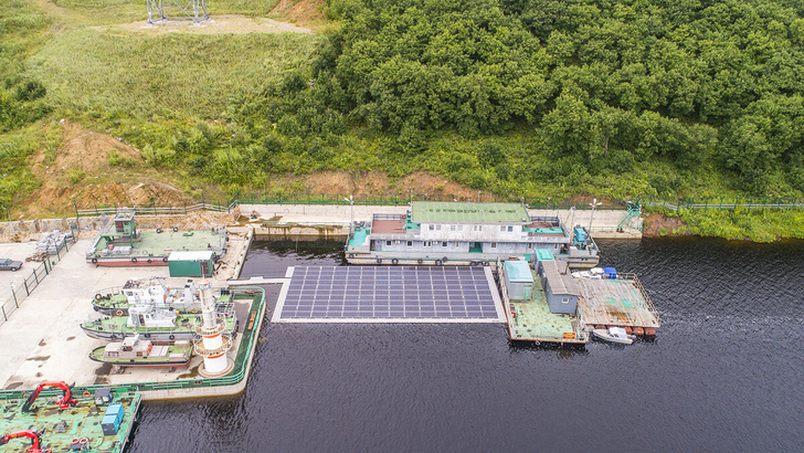 The first floating solar power plant in Russia was installed - Energy (energy production), Solar energy, Hydroelectric power station, Electricity, Russia, RusHydro