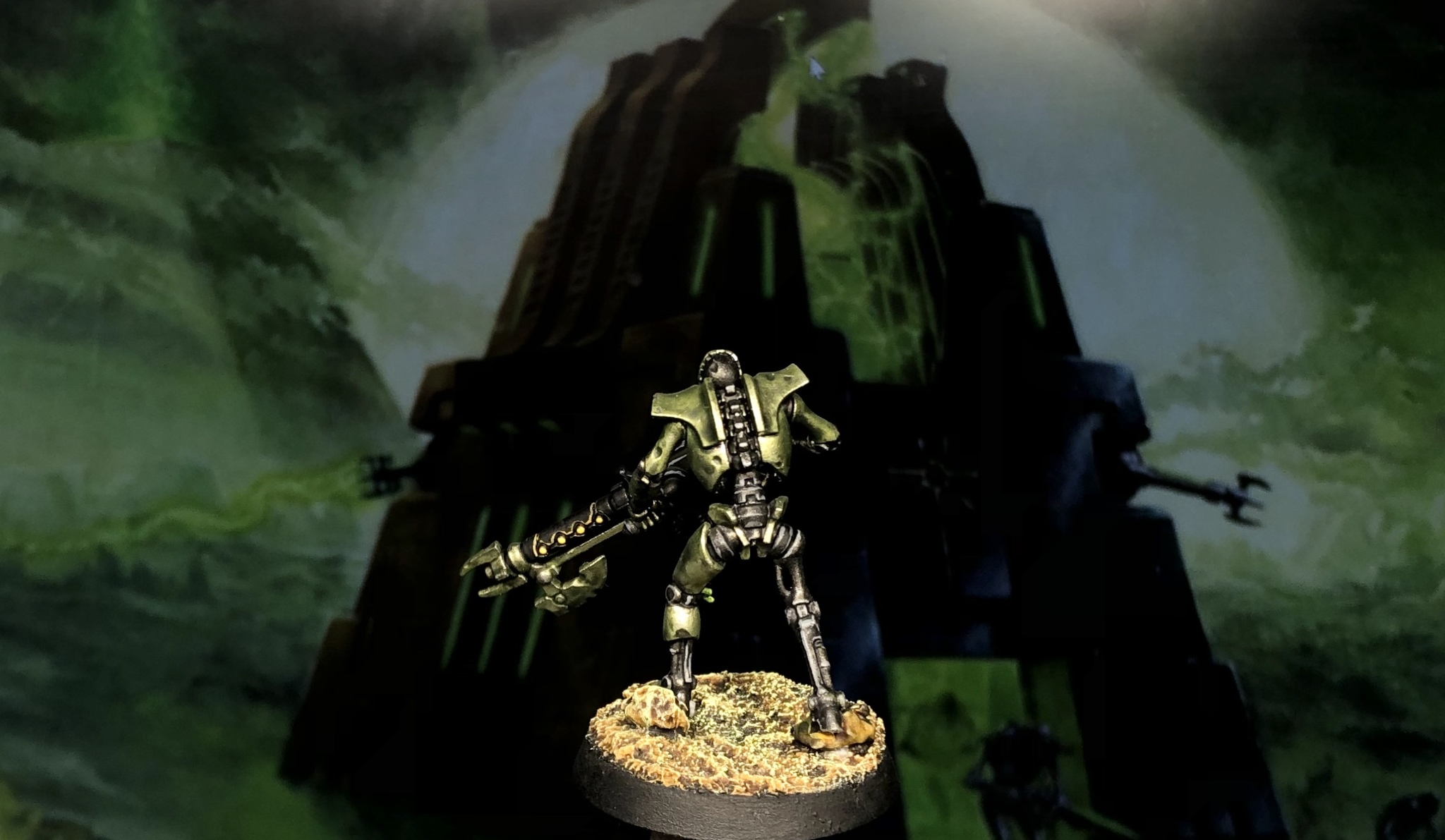 Пора пробуждать легионы... - Моё, Wh miniatures, Necrons, Длиннопост