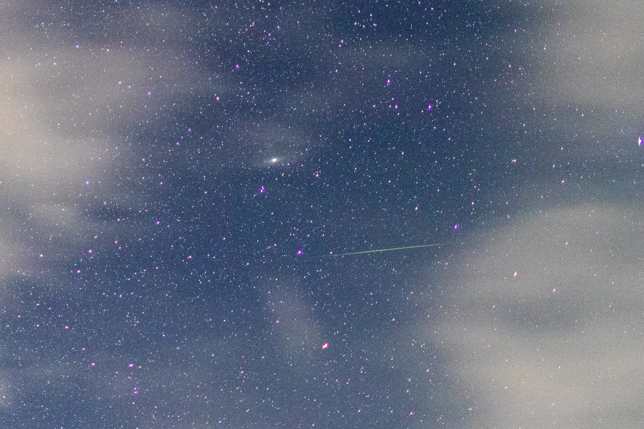 Perseids 2020 - My, Astronomy, Astrophoto, Perseids, Meteor, Longpost