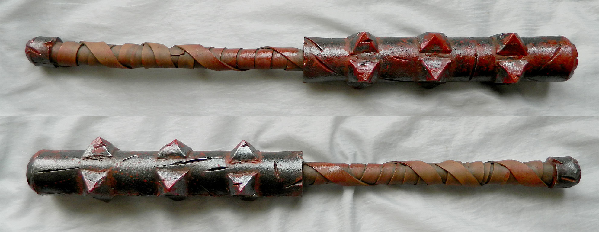 My old works. Fake weapons - My, Needlework without process, Needlework, Warhammer 40k, Warhammer, Fallout, Darkest dungeon, The Elder Scrolls V: Skyrim, The elder scrolls, Longpost