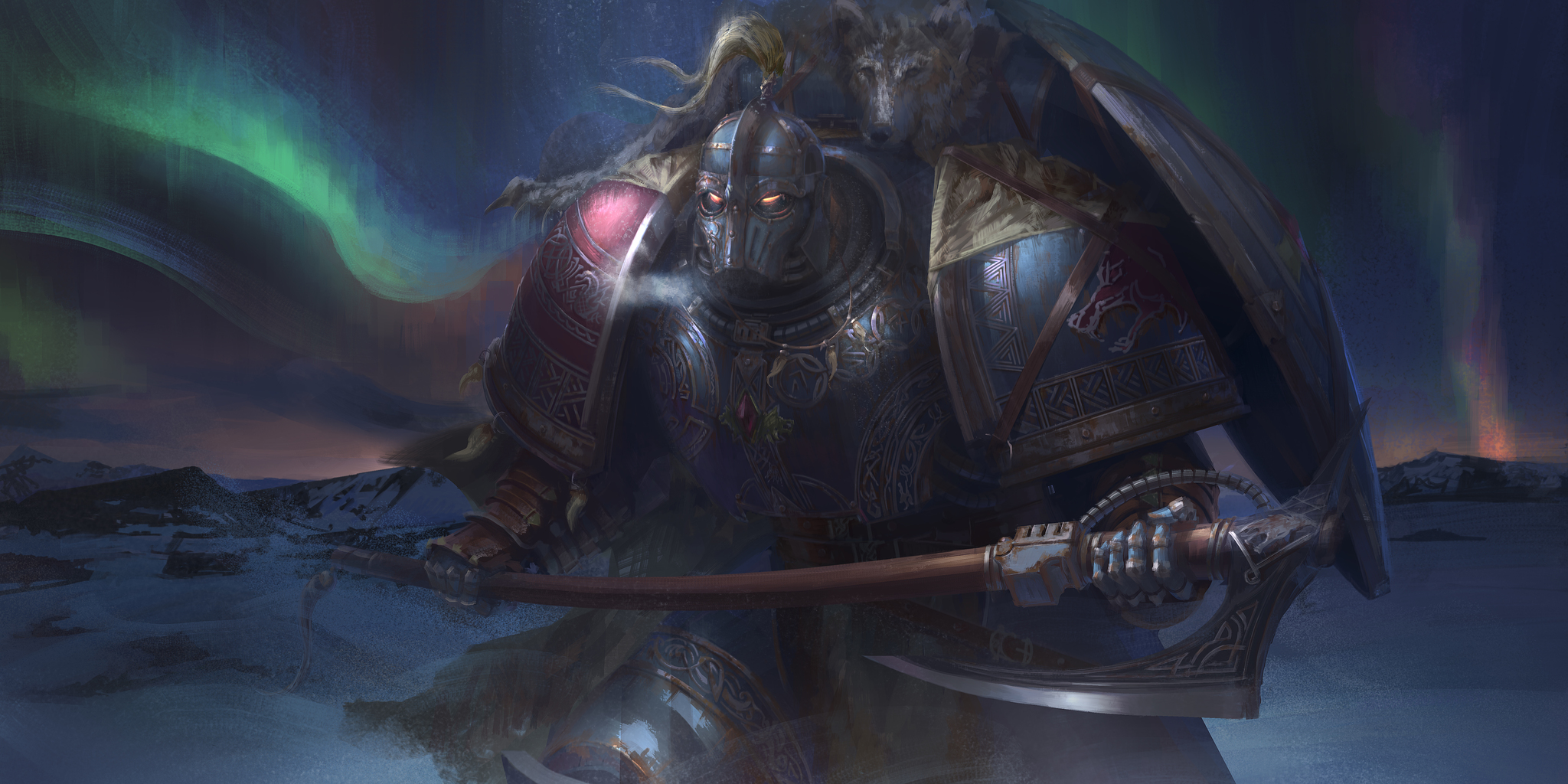 Space Wolf by hammk - Warhammer 40k, Wh Art, Space wolves, Hammk, Art