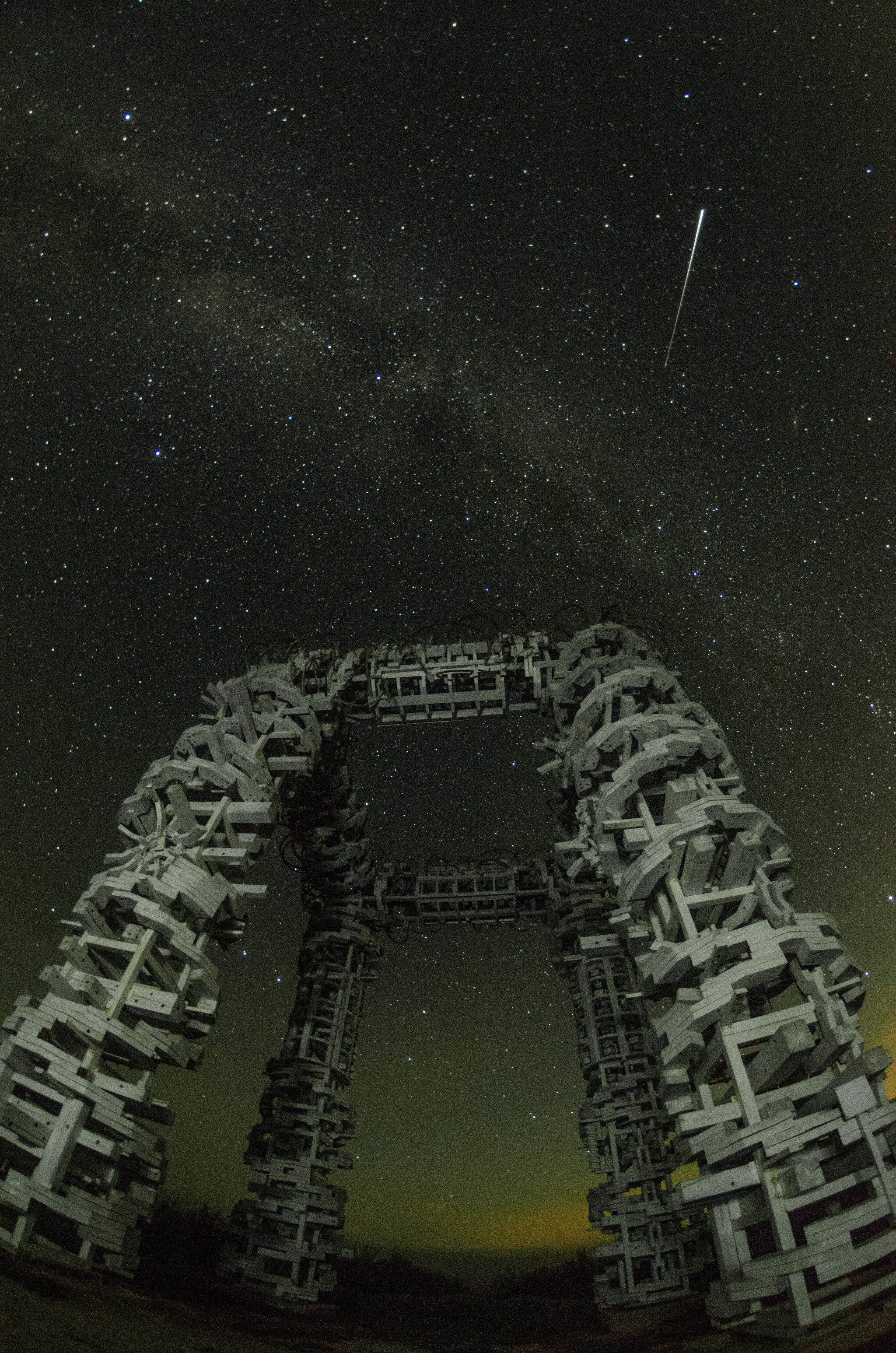 Starry night in Nikola-Lenivets - My, Nikon, Nikon d7000, Nikola-Lenivets, Starry sky, Nature, Longpost, Kaluga region