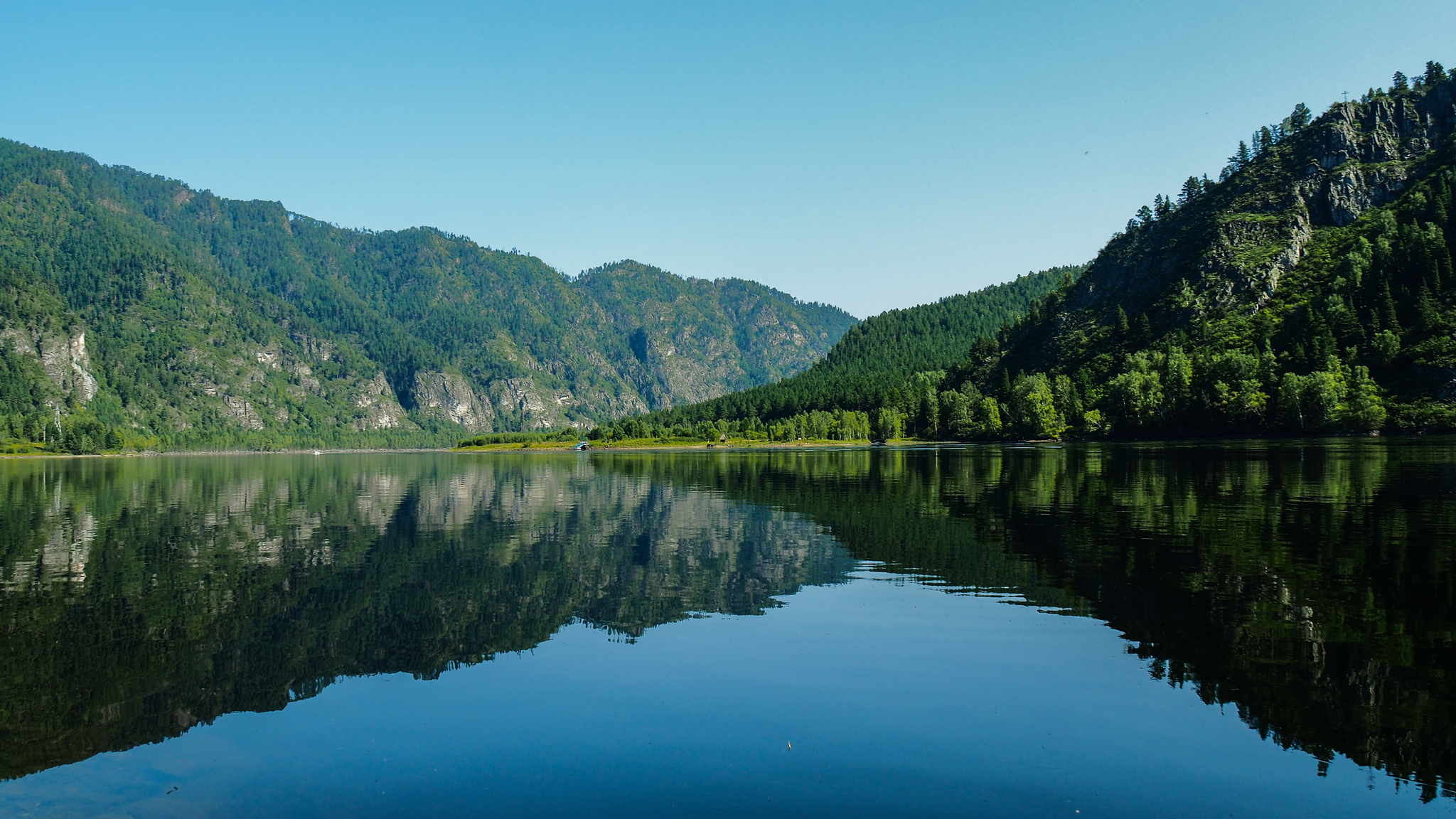 Yenisei. The Republic of Khakassia. August 2020 - My, The photo, Landscape, Khakassia, Yenisei, Nature, Russia, Krasnoyarsk region, Olympus