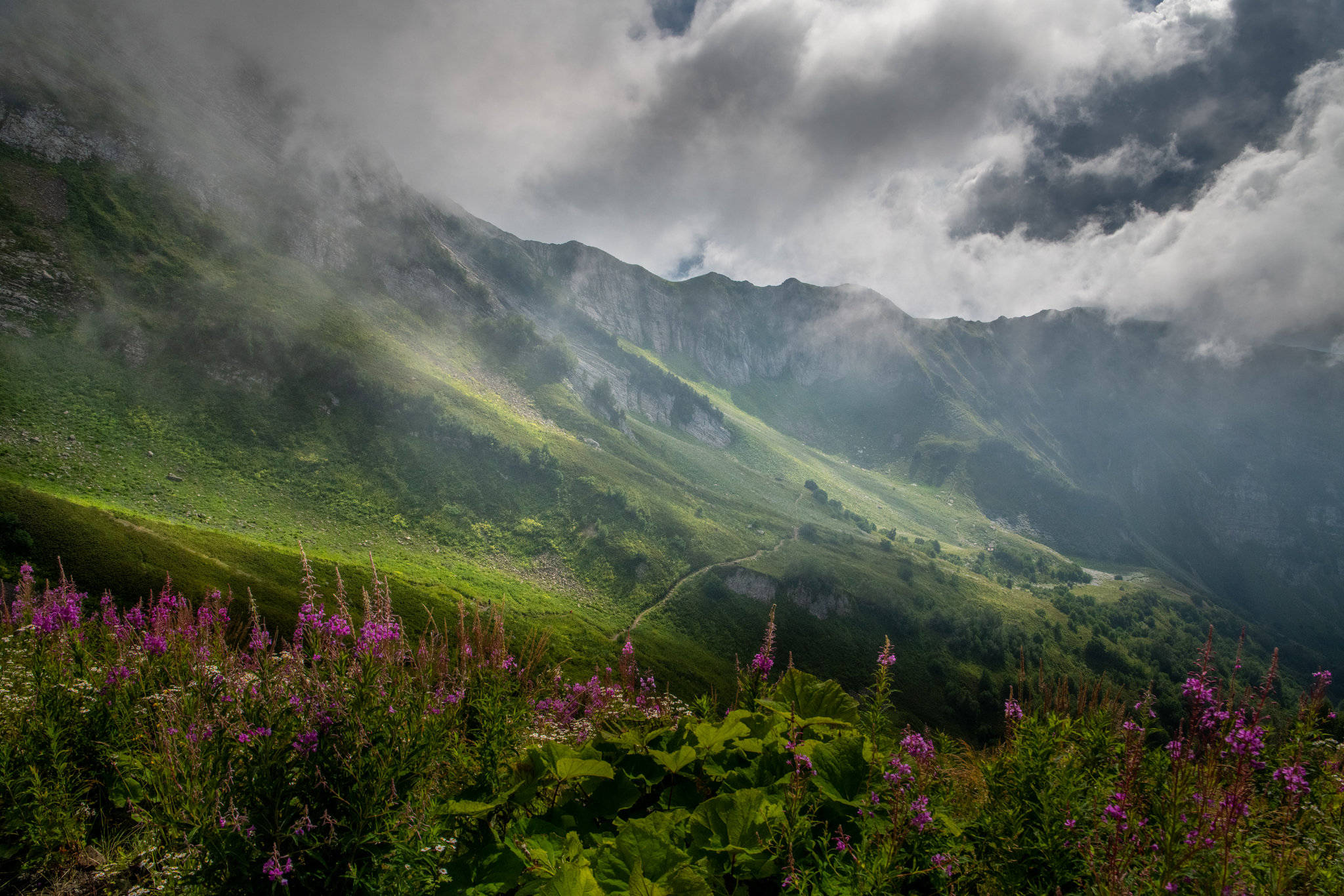 Красная Поляна от рассвета до заката. Фотопост - Моё, Горы, Фотография, Путешествие по России, Длиннопост