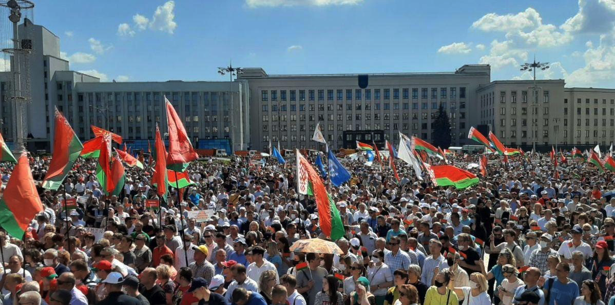 August 16. Protests in Belarus. 12.56 - 14.30 - Politics, Alexander Lukashenko, Minsk, Protests in Belarus, Republic of Belarus, Video, Longpost