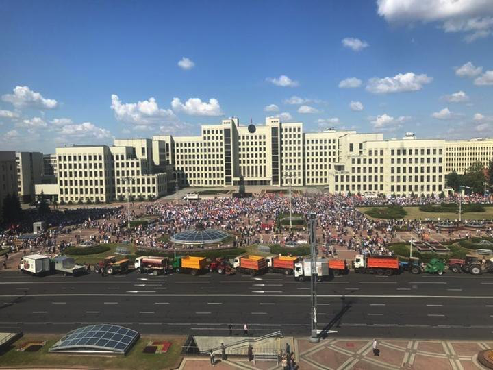 August 16. Protests in Belarus. 12.56 - 14.30 - Politics, Alexander Lukashenko, Minsk, Protests in Belarus, Republic of Belarus, Video, Longpost