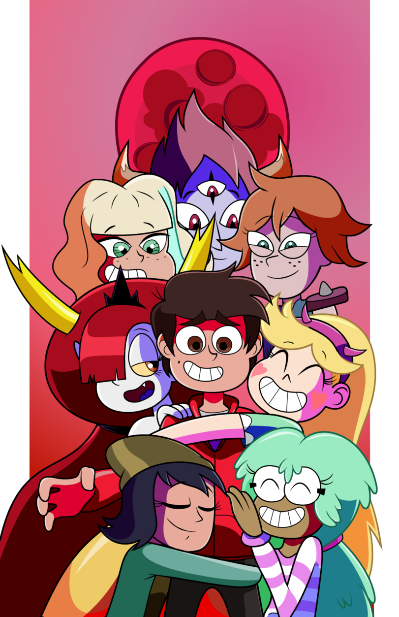 СПСЗ.Арт - Star vs Forces of Evil, Арт, Star Butterfly, Marco Diaz, Hekapoo, Tom Lucitor, Jackie Lynn Thomas, Janna Ordonia