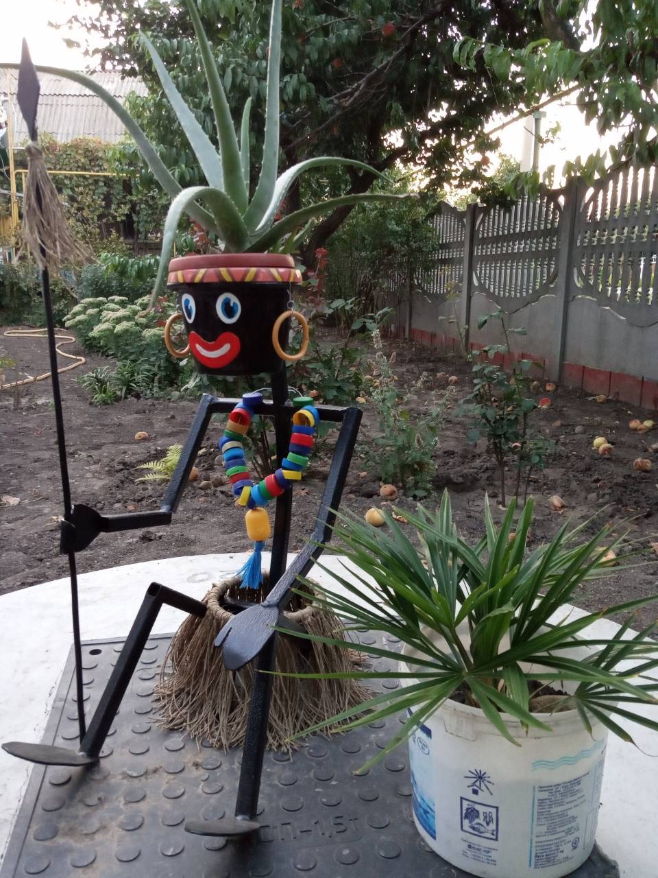 The final version of the flower stand - My, With your own hands, Handmade, Needlework without process, Welding