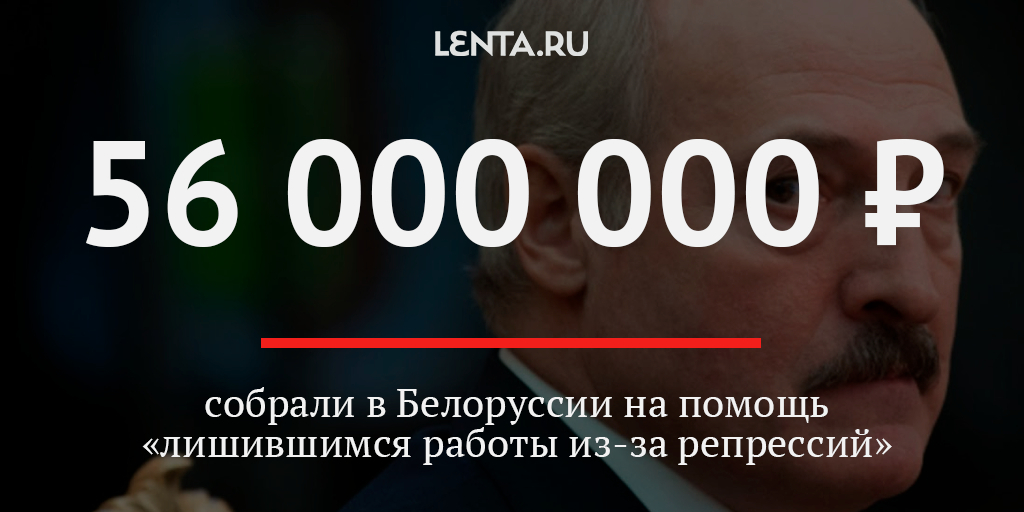 Belarusians continue to collect financial aid for people affected by the brutality of security forces - Politics, Republic of Belarus, Protests in Belarus, Money, Siloviki, Violence, Lenta ru, Negative