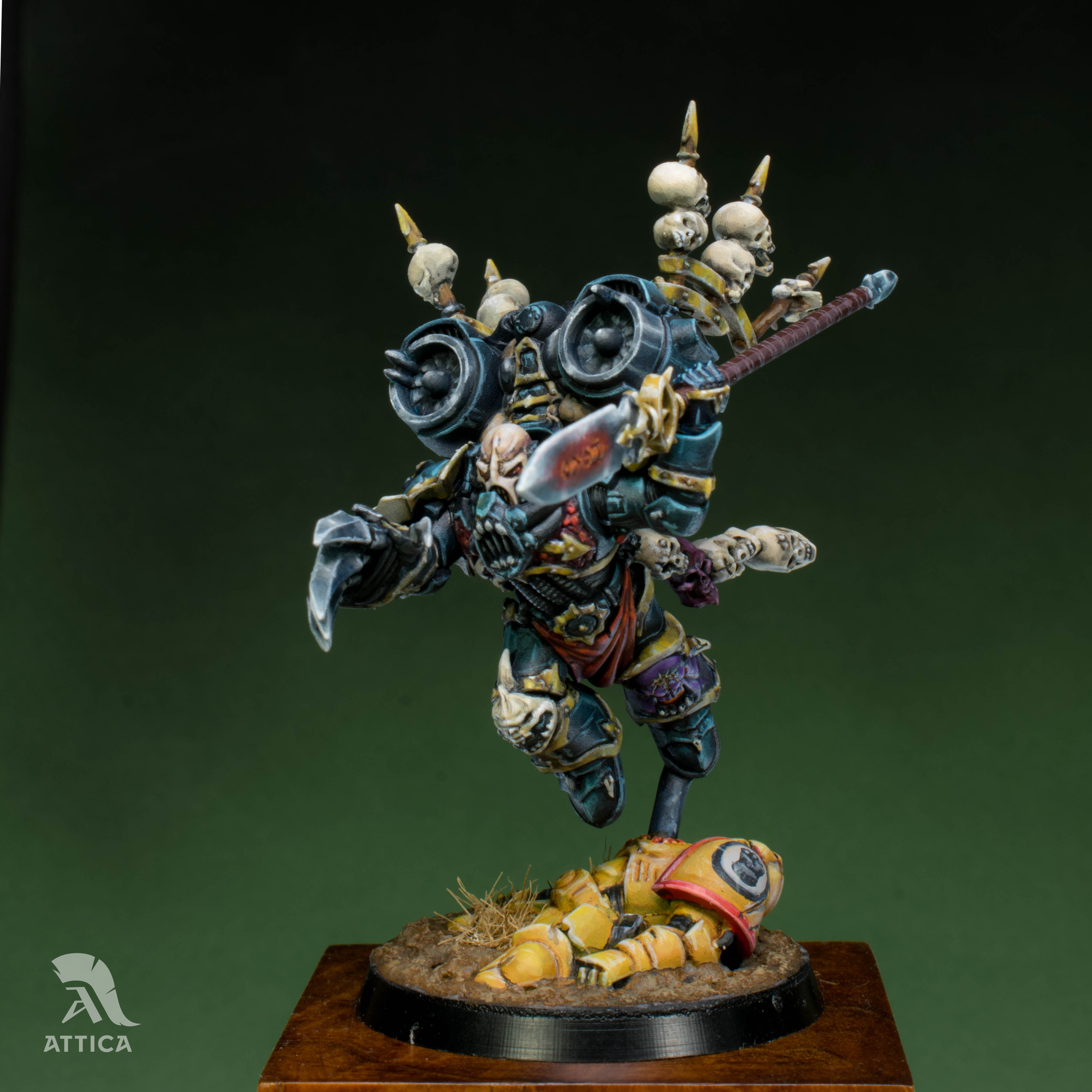 Haarken Worldclamer herald of apocalypse - My, Painting miniatures, Warhammer 40k, Warhammer, Miniature, Desktop wargame, Longpost