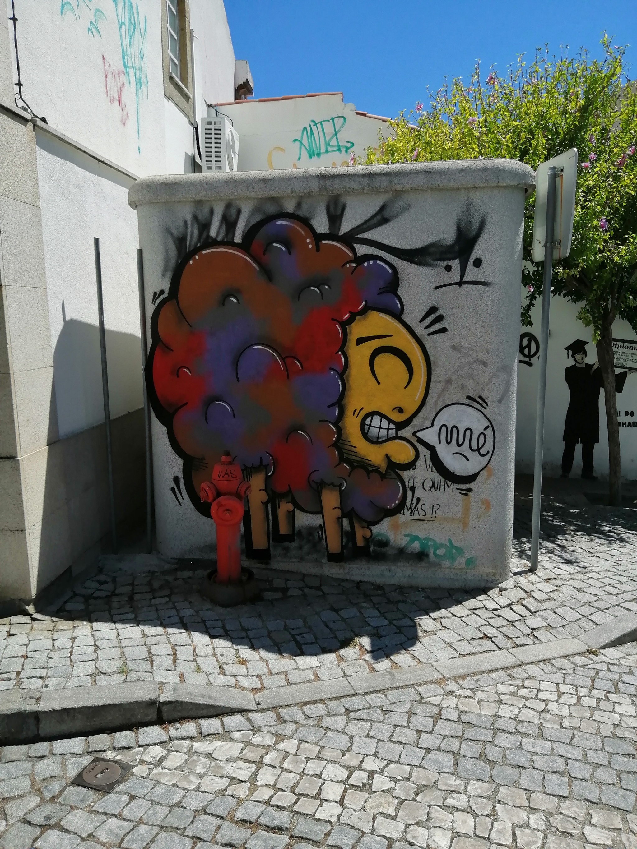 Street Art Covilh, Portugal. Part 1 - My, Portugal, Art, Longpost, Street art