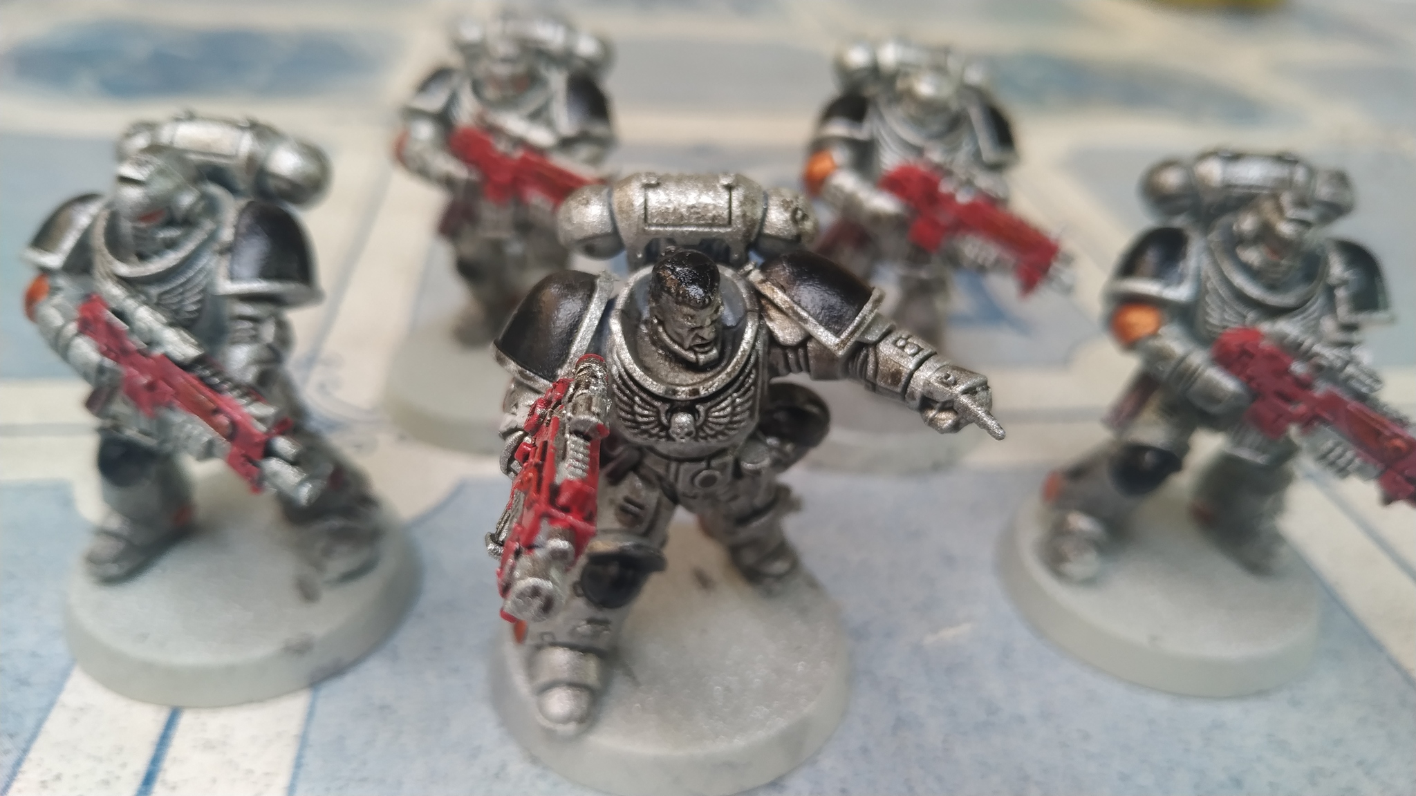 Spacemarines painting - My, Warhammer, Warhammer 40k, Wh miniatures, Primaris space marines, Painting miniatures, Longpost