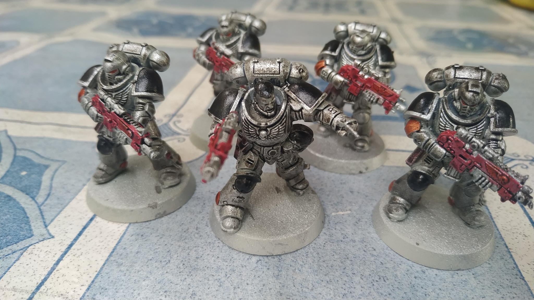 Spacemarines painting - My, Warhammer, Warhammer 40k, Wh miniatures, Primaris space marines, Painting miniatures, Longpost