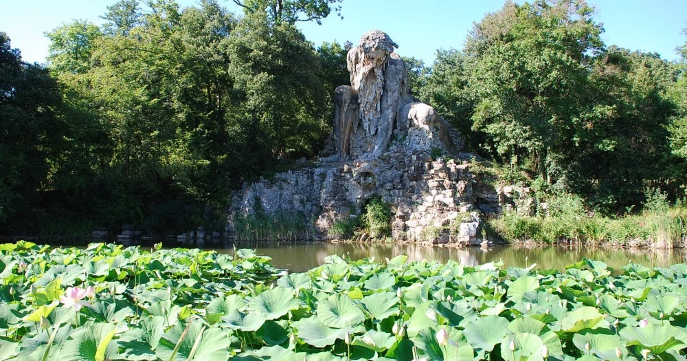 Sculpture Allegory of the Apennines - Italy, Tuscany, Florence, Apennines, Sculpture, The statue, Monument, Villa, Colossus, Longpost