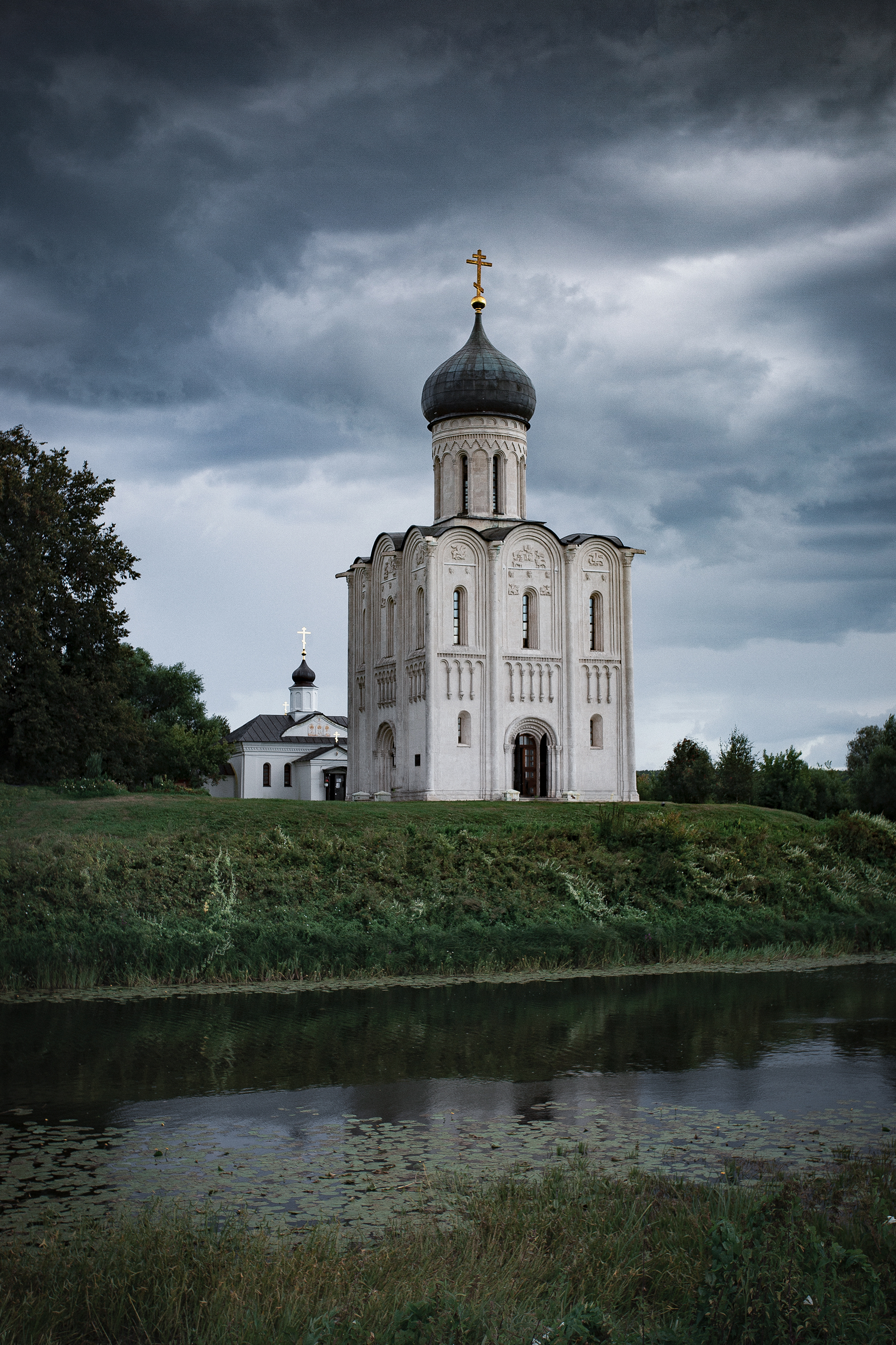 Храм Покрова на Нерли - Моё, Фотография, Храм, Православие, Покров на Нерли, Владимир, Природа, Длиннопост