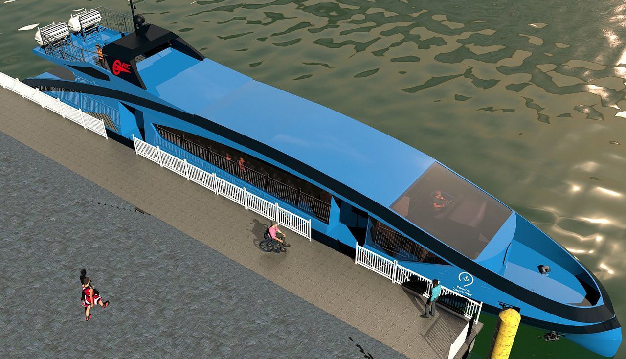 Perhaps this is what water buses in Moscow will look like - My, Moscow, Moscow River, Design, Transport