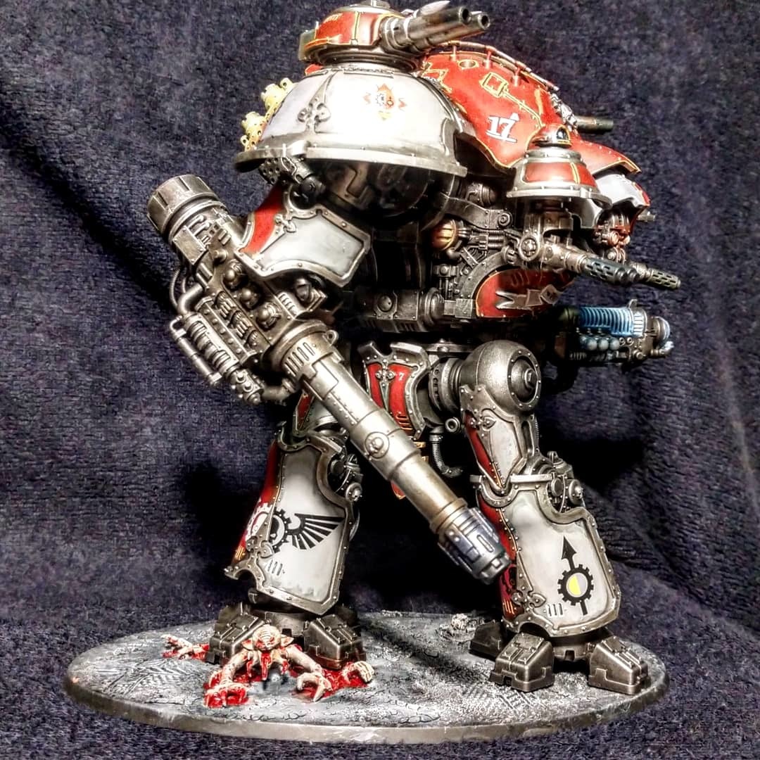 Knight Castellan - Моё, Warhammer 40k, Хобби, Imperial Knight, Длиннопост