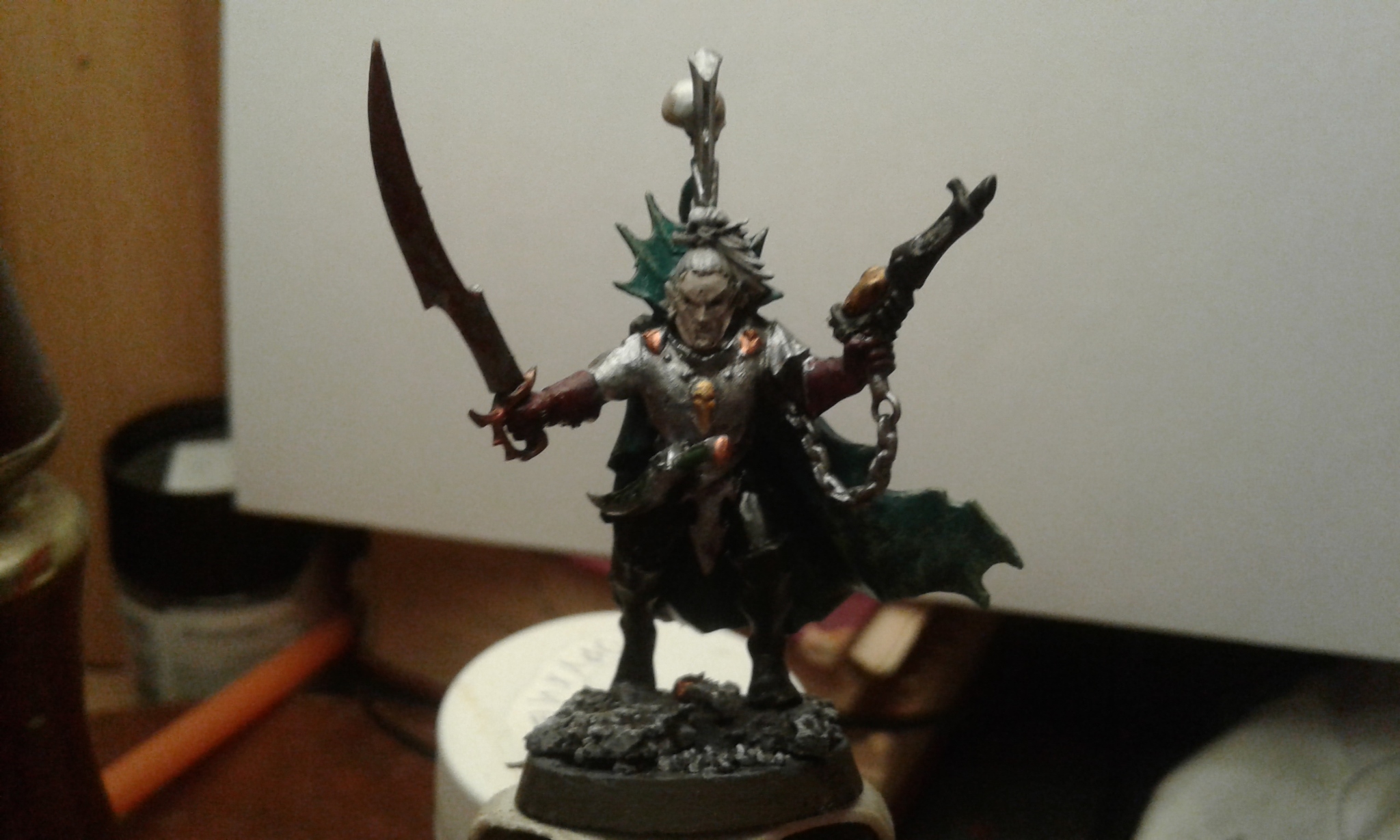 Sun and Moon - My, Warhammer, Warhammer 40k, Warhammer fantasy battles, Drukhari, Dark Elves, Wh miniatures, Longpost