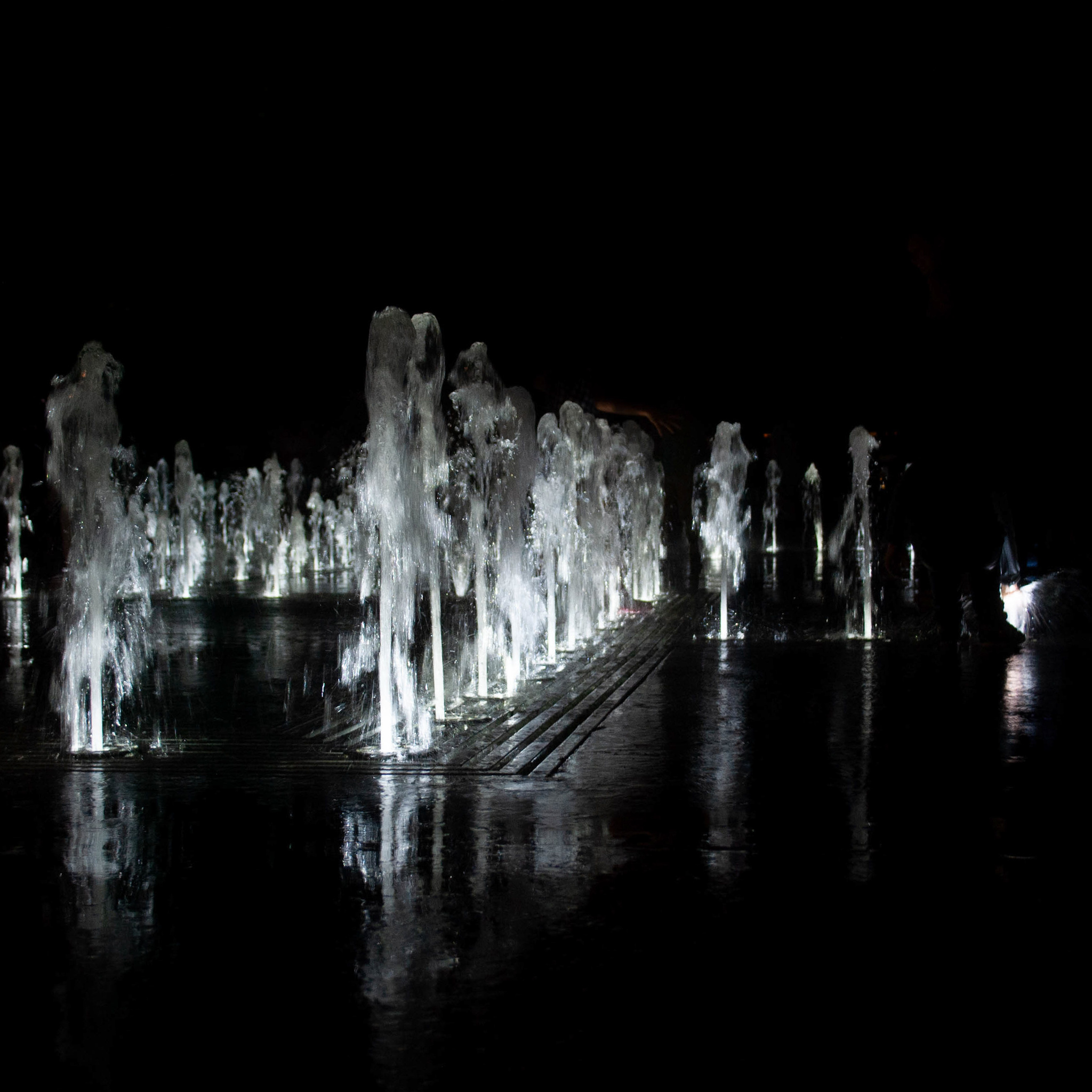 Exchange Square - My, Fountain, Light and music, Kaliningrad, The photo, Longpost