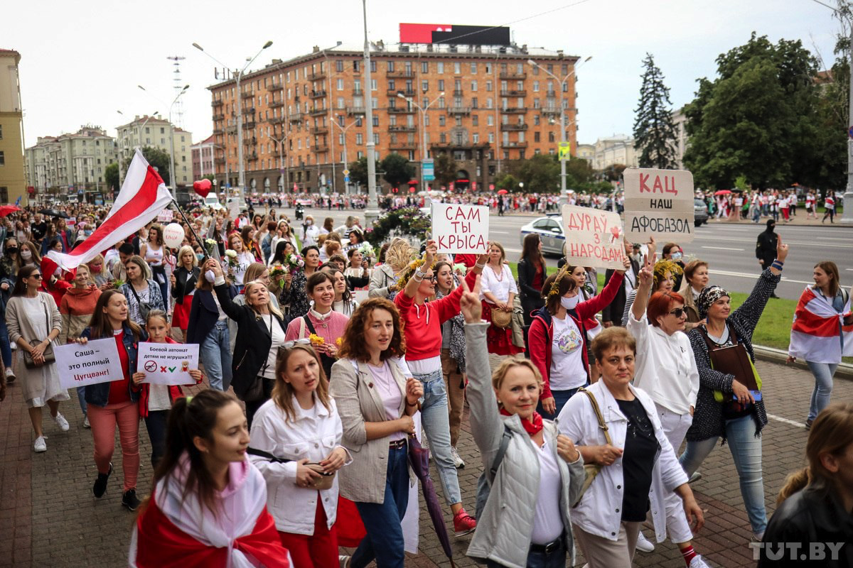 1) August 29. Protests in Belarus - Women's March - Women, Protest, Protests in Belarus, Republic of Belarus, Minsk, Politics, Video, Longpost