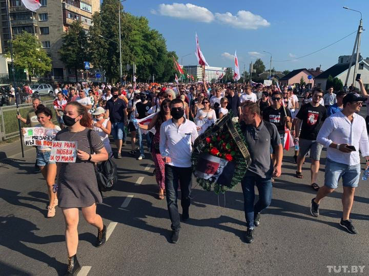 3) August 30. Protests in Belarus - March for Peace and Independence - Republic of Belarus, Protests in Belarus, Minsk, Alexander Lukashenko, Protest, Birthday, Video, Longpost, Politics