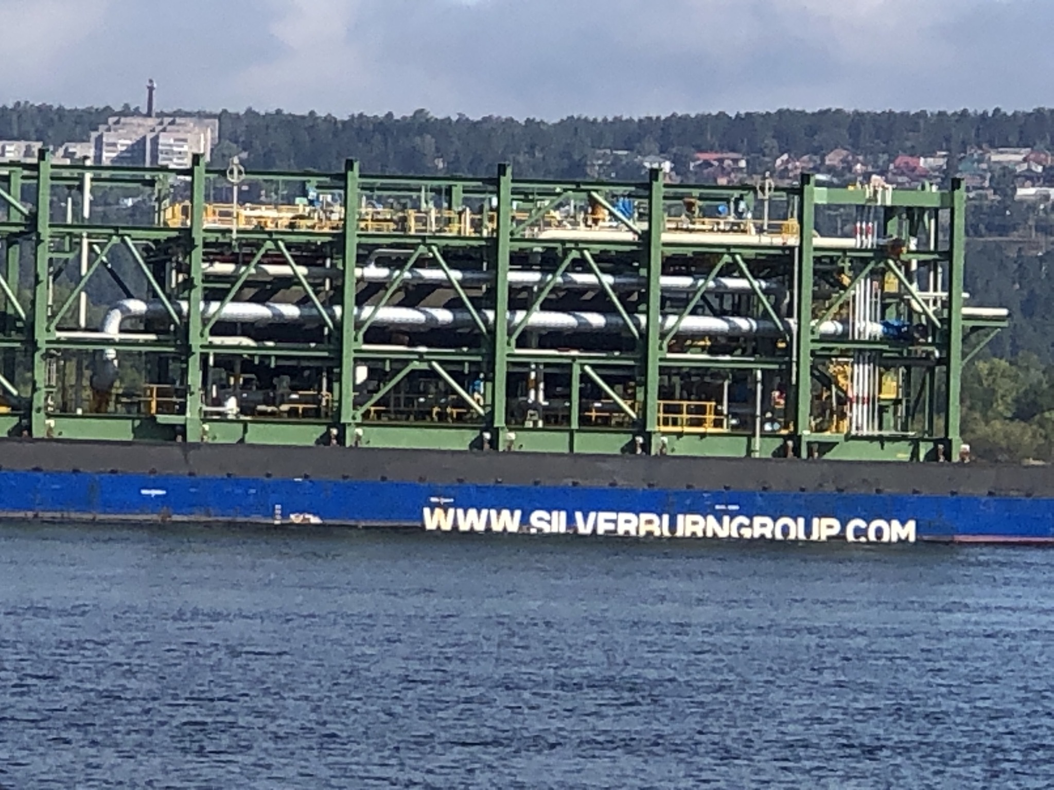 Important cargo - My, Cargo, Barge, Tow, Video, Longpost, Volga river