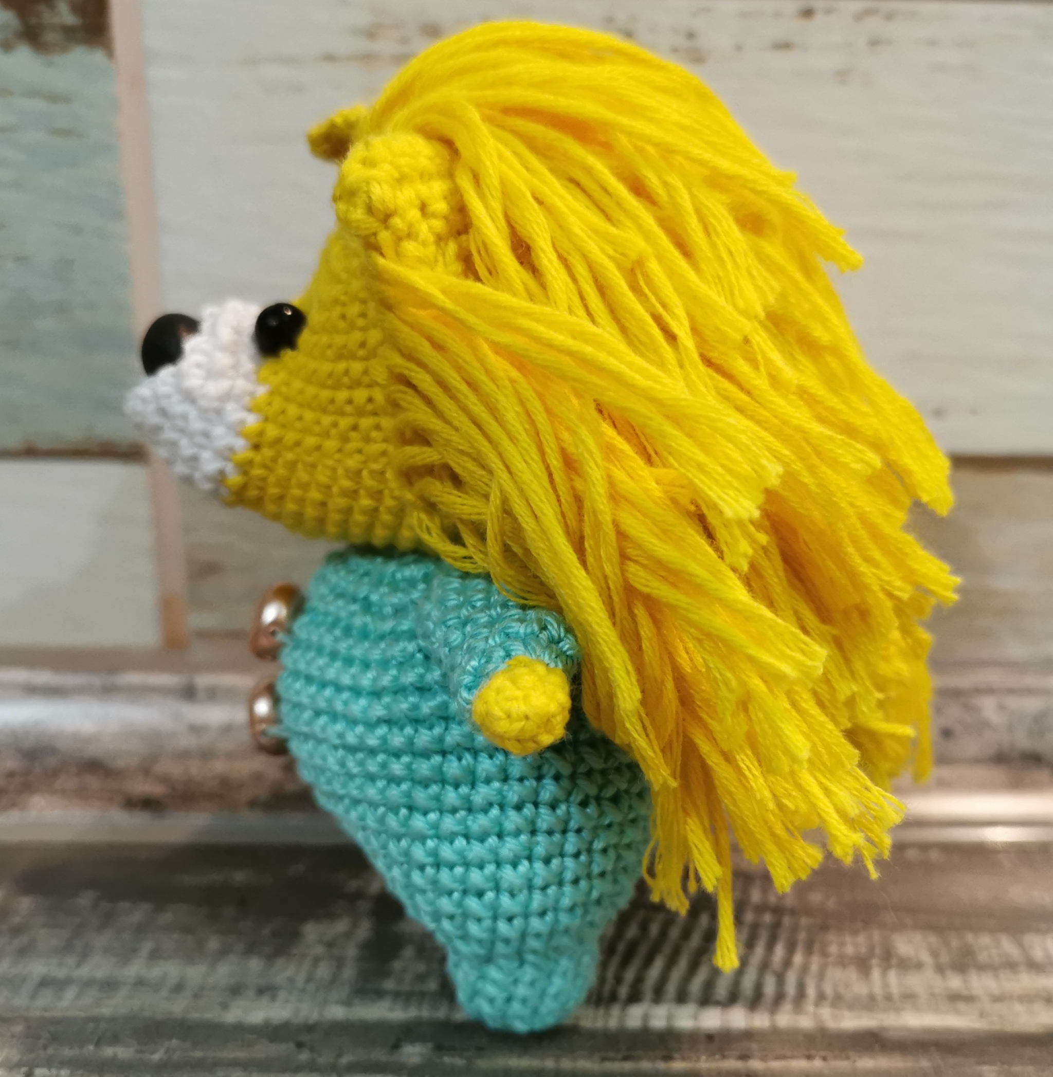 Pot-bellied Leva - My, Crochet, Knitted toys, Amigurumi, Needlework without process, Lyova!, a lion, Longpost