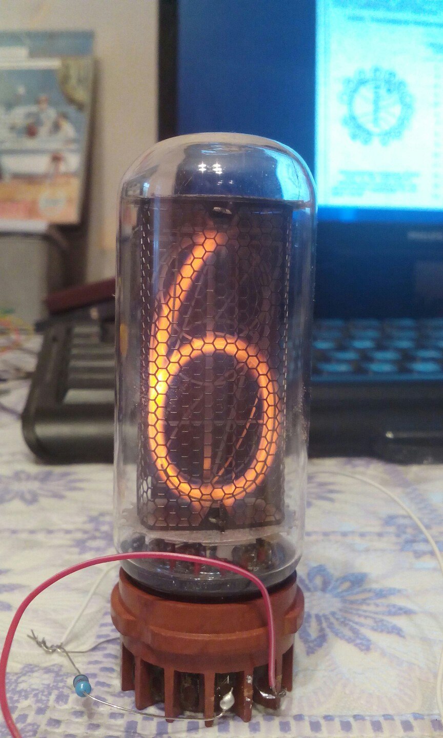 Lamp indication. I'm collecting watches... - My, Electronics, Vacuum tubes, Gris, Nixie clock, Nixie tubes clock, Video, Longpost