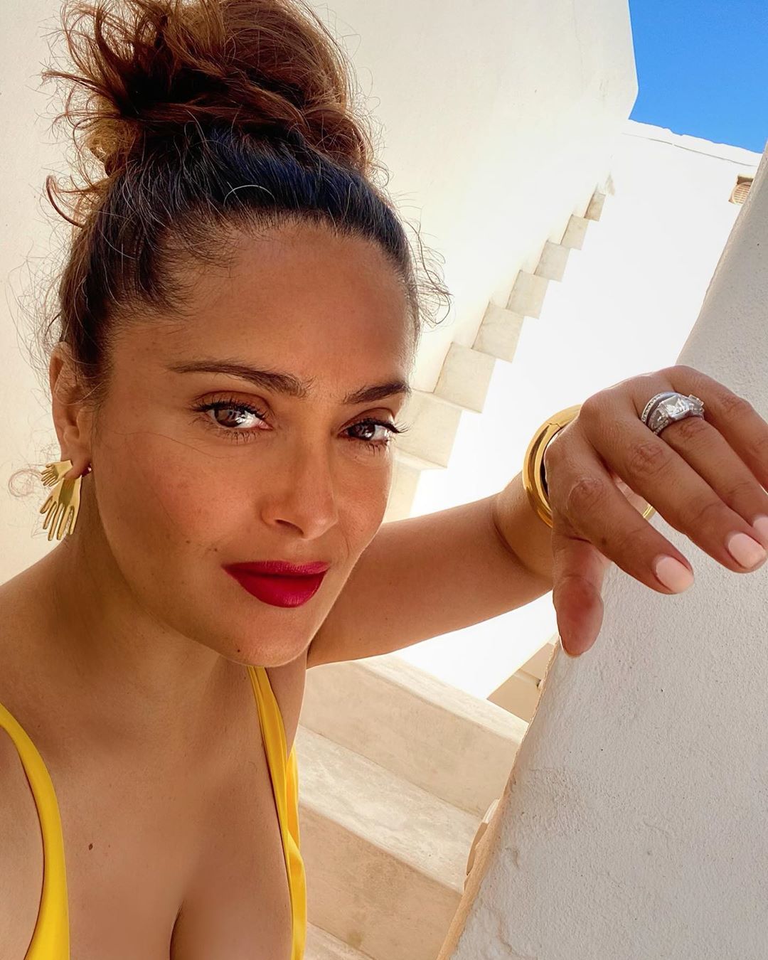 Salma Hayek is still incredibly hot at 54 - The photo, Actors and actresses, Celebrities, Salma Hayek, Birthday, beauty, Women, Longpost