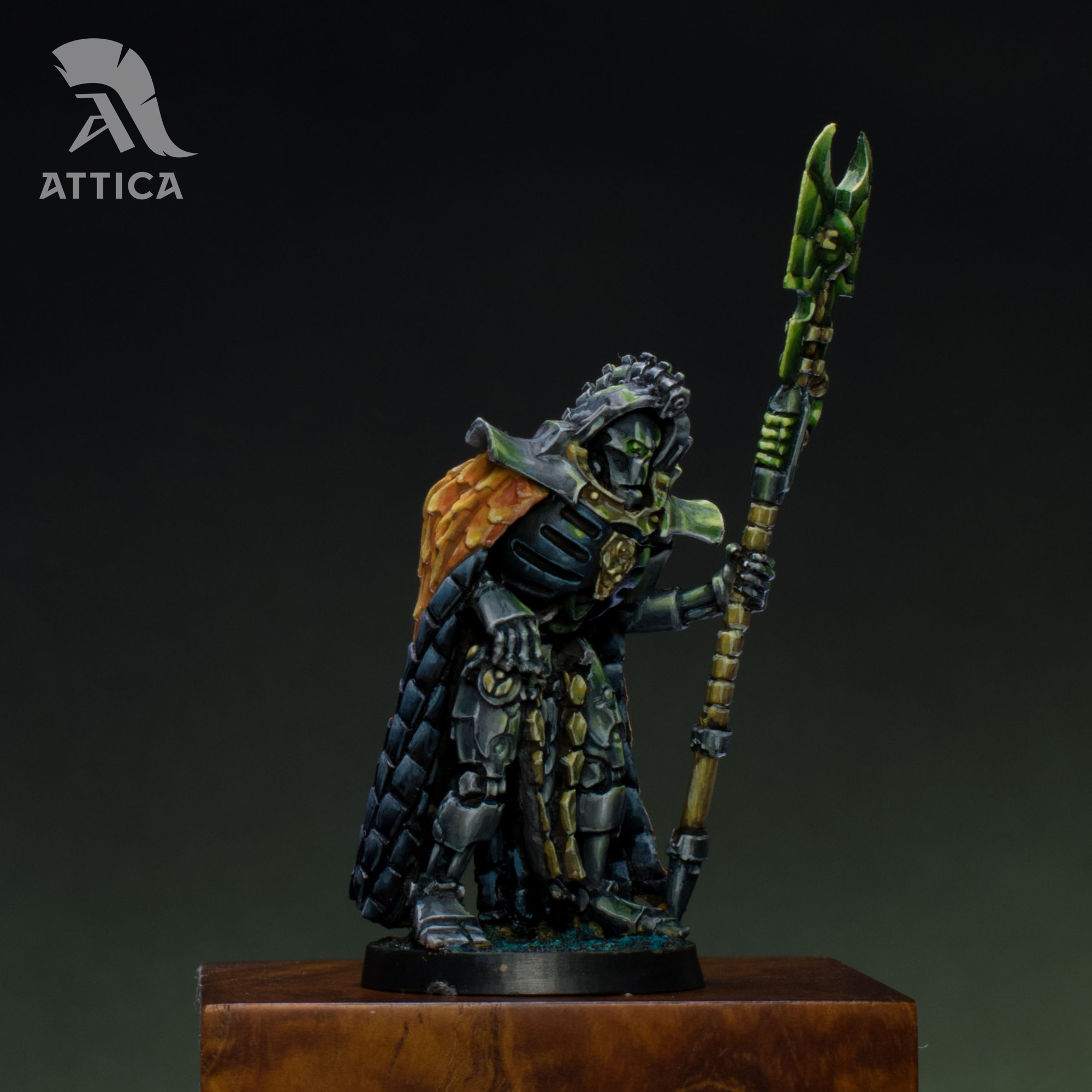 Trazyn the Unnumbered - My, Painting miniatures, Necrons, Warhammer 40k, Warhammer, Trazin the Incalculable, Painting, Desktop wargame, Longpost