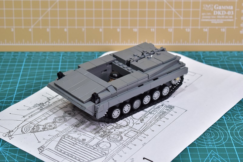 BMP-1 from LEGO - My, Lego, Homemade, BMP-1, Longpost