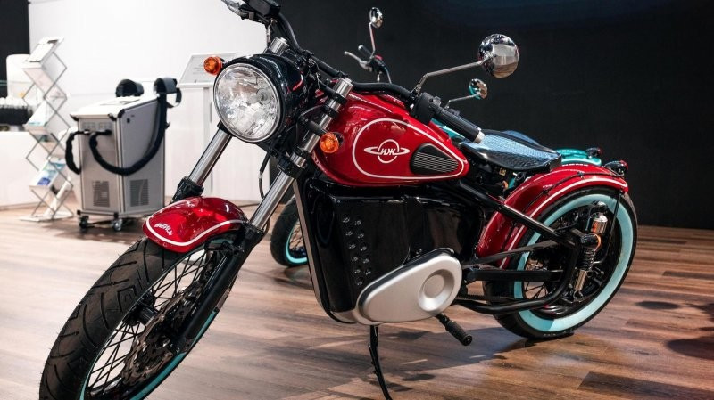 The Kalashnikov Concern has converted the classic IZH-49 motorcycle to electric power. - Electric bikes, Moto, Auto, Kalashnikov, New items, Video, Longpost