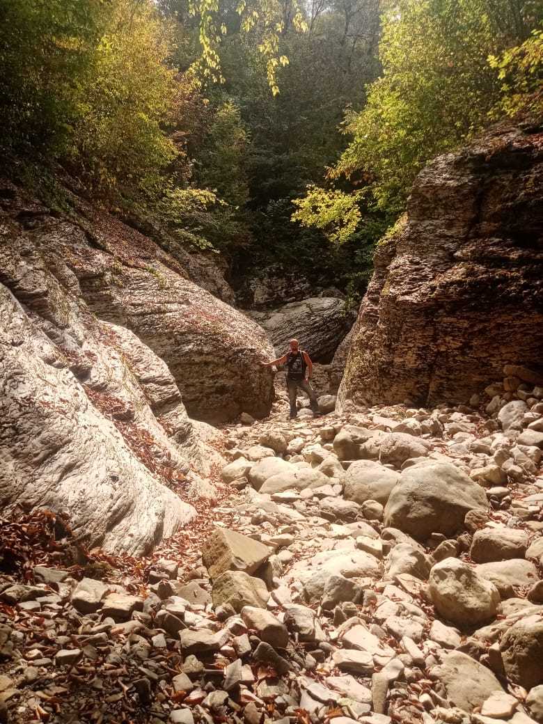 Walking from Krasnaya Volya to Kudepsta along a dry riverbed in response to - My, Mountain river, Hike, Nature, beauty, Sochi, Host, Longpost, beauty of nature