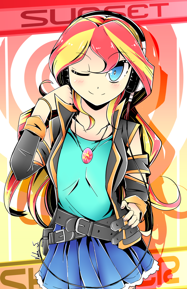 Manga Style by Banzatou - My little pony, Mane 6, Sunset shimmer, Starlight Glimmer, Humanization, Anime, Art, Longpost, Rarity