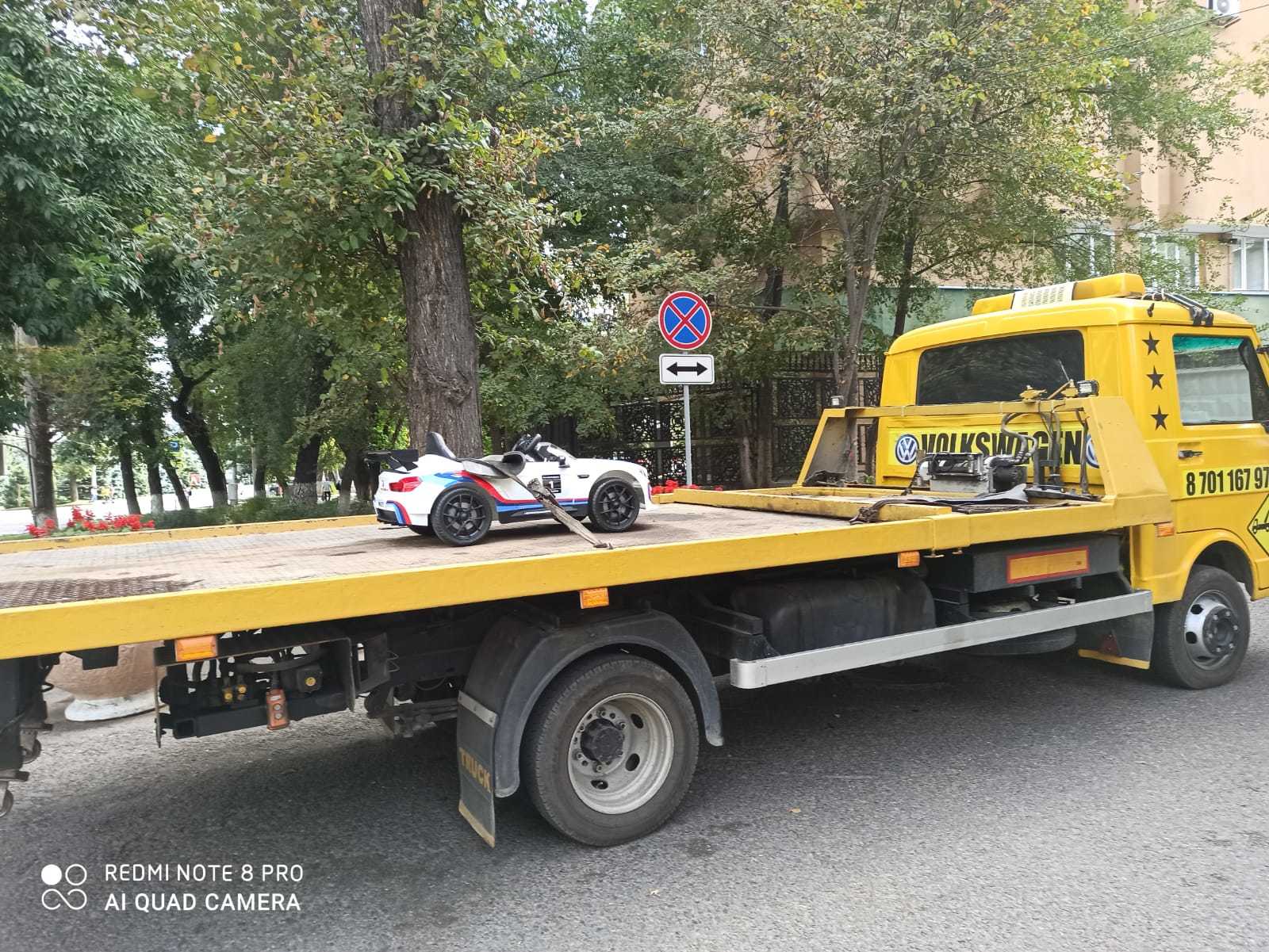 Today in Almaty - My, Humor, Almaty, Kazakhstan, Tow truck, Auto