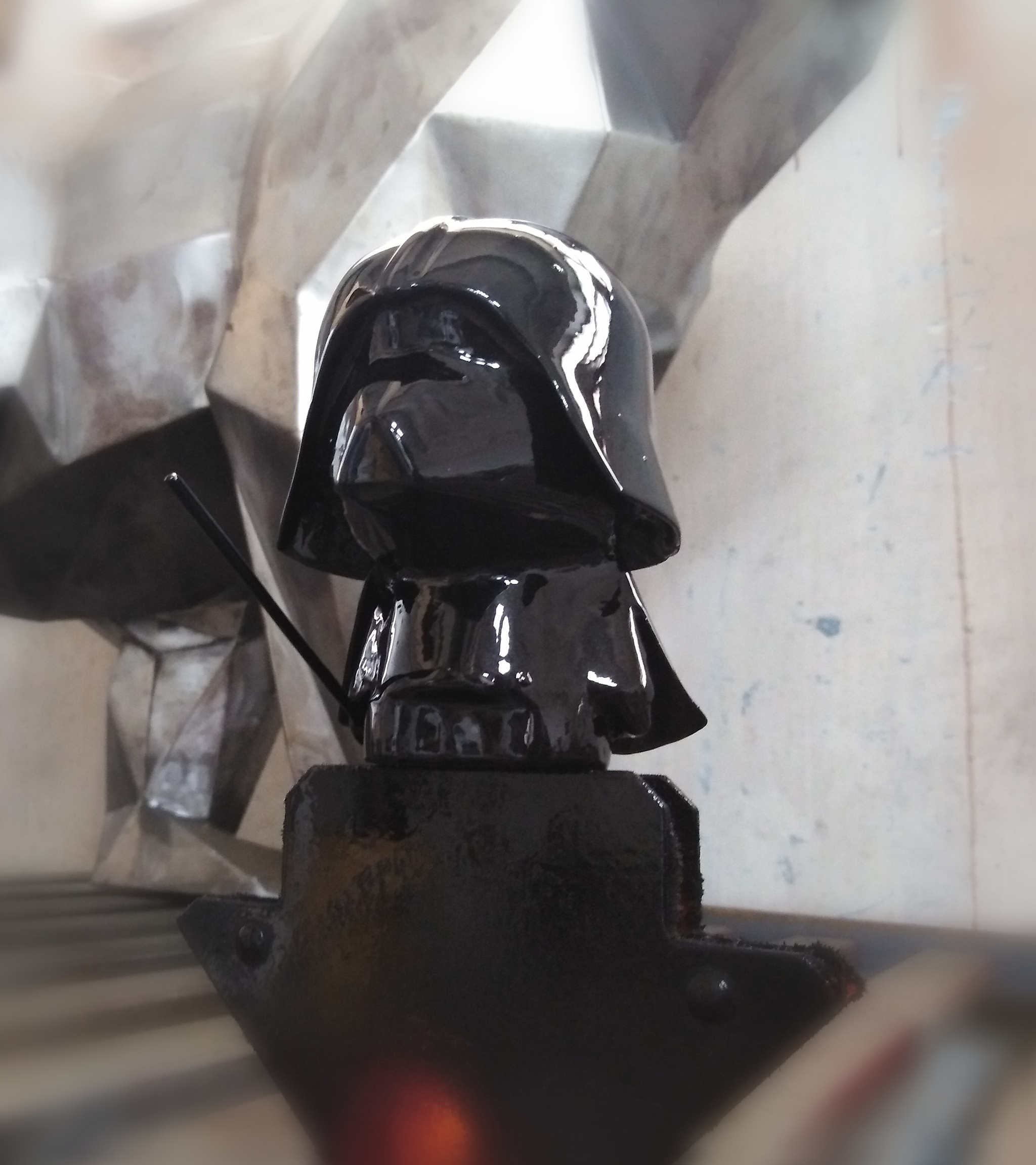 Even when the welder has nothing to do, he welds. Darth Vader in South Park style - My, Welding, With your own hands, Handmade, Tig, Darth vader, Longpost