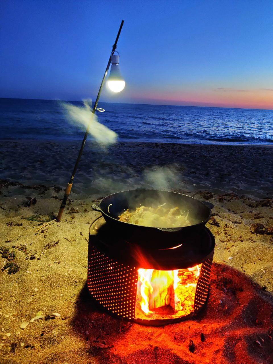 Sea and cauldron - My, Summer, Sea, Kazan, Nature, Relaxation