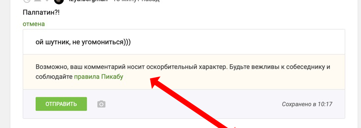 Вежливость в коментариях - есть ли список стоп слов? - Моё, Правила, Форум, Комментарии, Комментарии на Пикабу