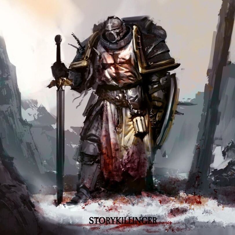 Black Templar - Warhammer 40k, Wh Art, Black Templars, Storykillinger