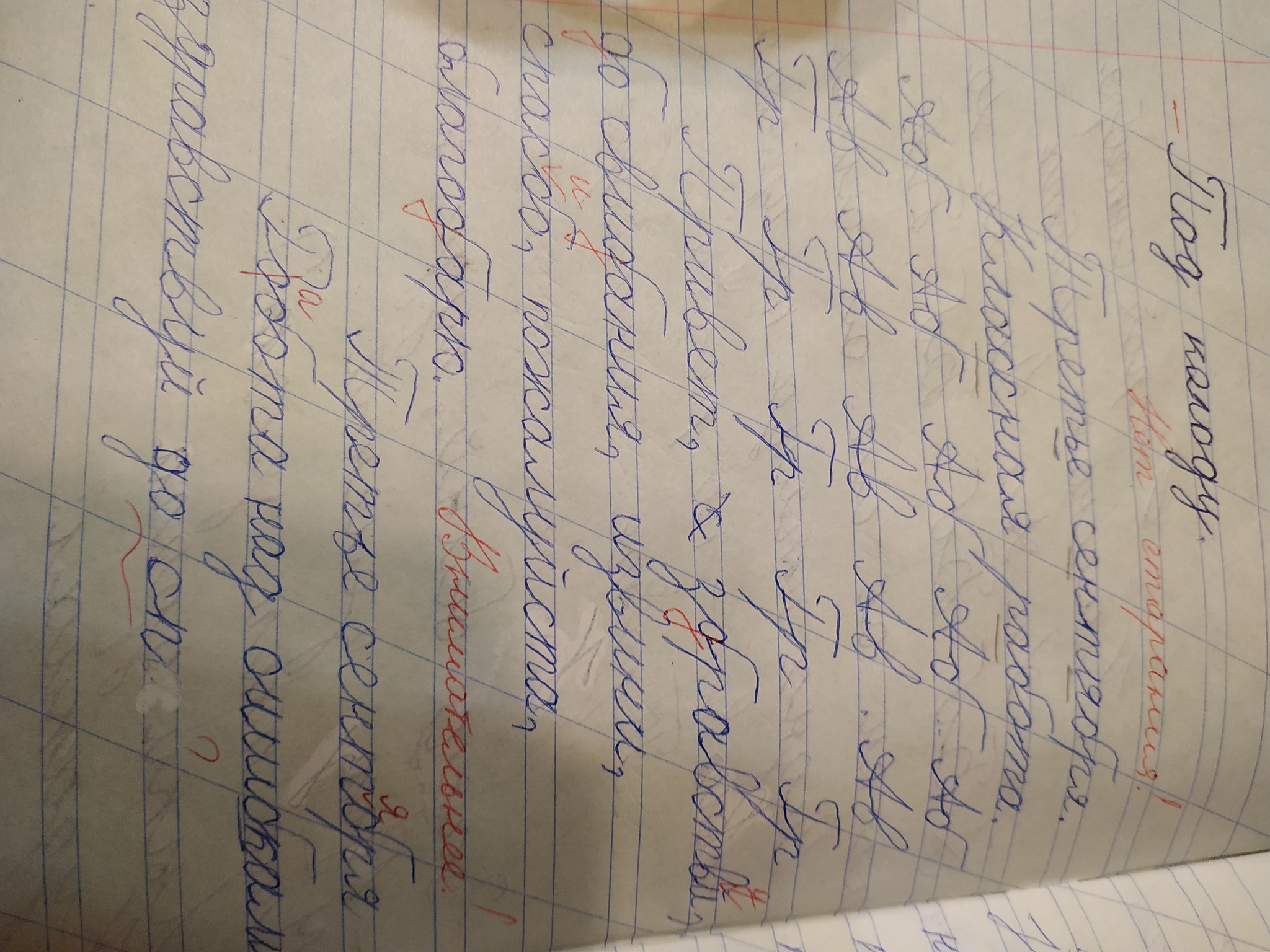 Можно ли сказать, что у этого ребенка дисграфия или дислексия? | Пикабу