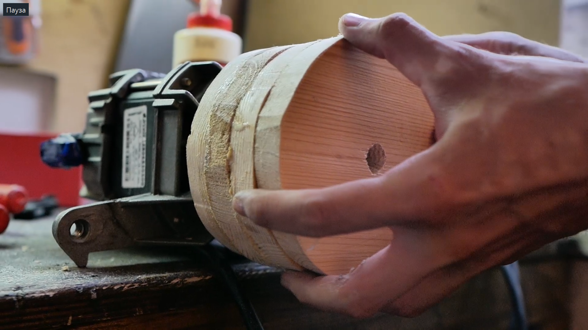 I made a grinder out of plywood to make knives. - My, Berendey, Grinder, With your own hands, Handmade, Homemade, Needlework, Machine, Tools, Video, Longpost