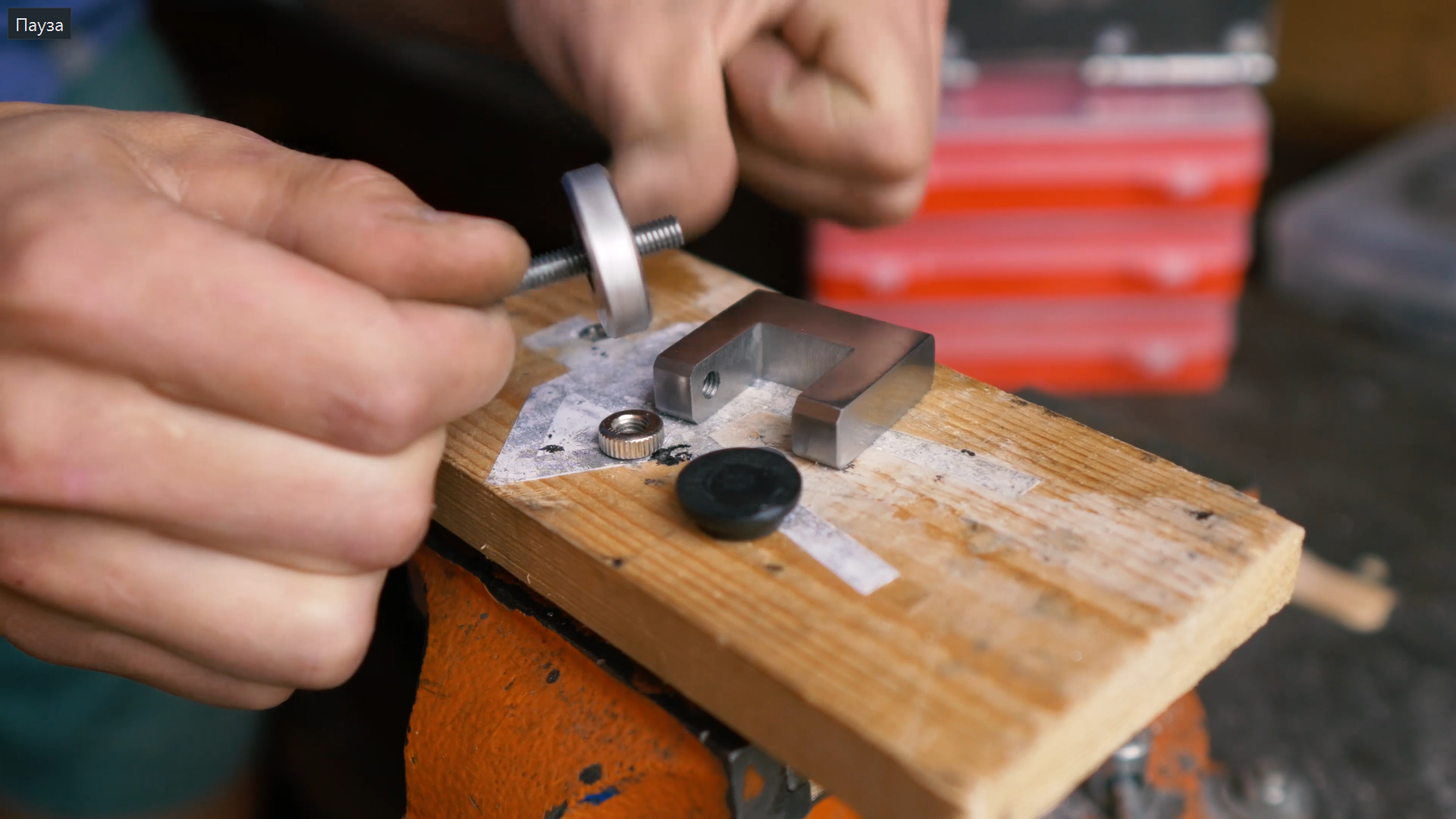 Clamp for the good mood of Tsar Berendey - My, Berendey, Knife, Clamp, Homemade, With your own hands, Video, Longpost