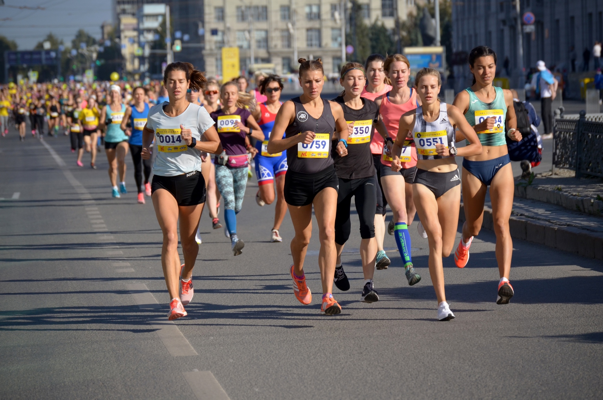 Girls from Raevich's Siberian Half Marathon - Siberia, Novosibirsk, Girls, The race, Half marathon, Sport, Longpost