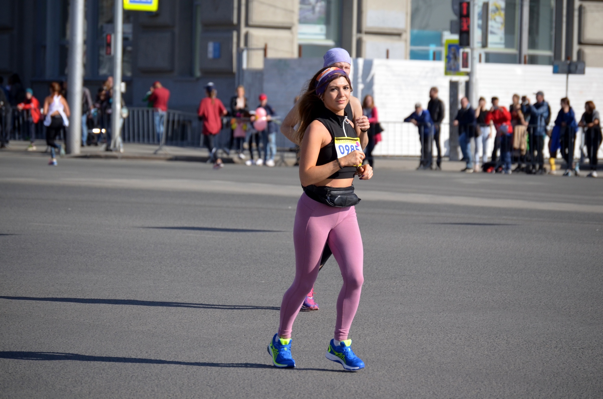 Girls from Raevich's Siberian Half Marathon - Siberia, Novosibirsk, Girls, The race, Half marathon, Sport, Longpost