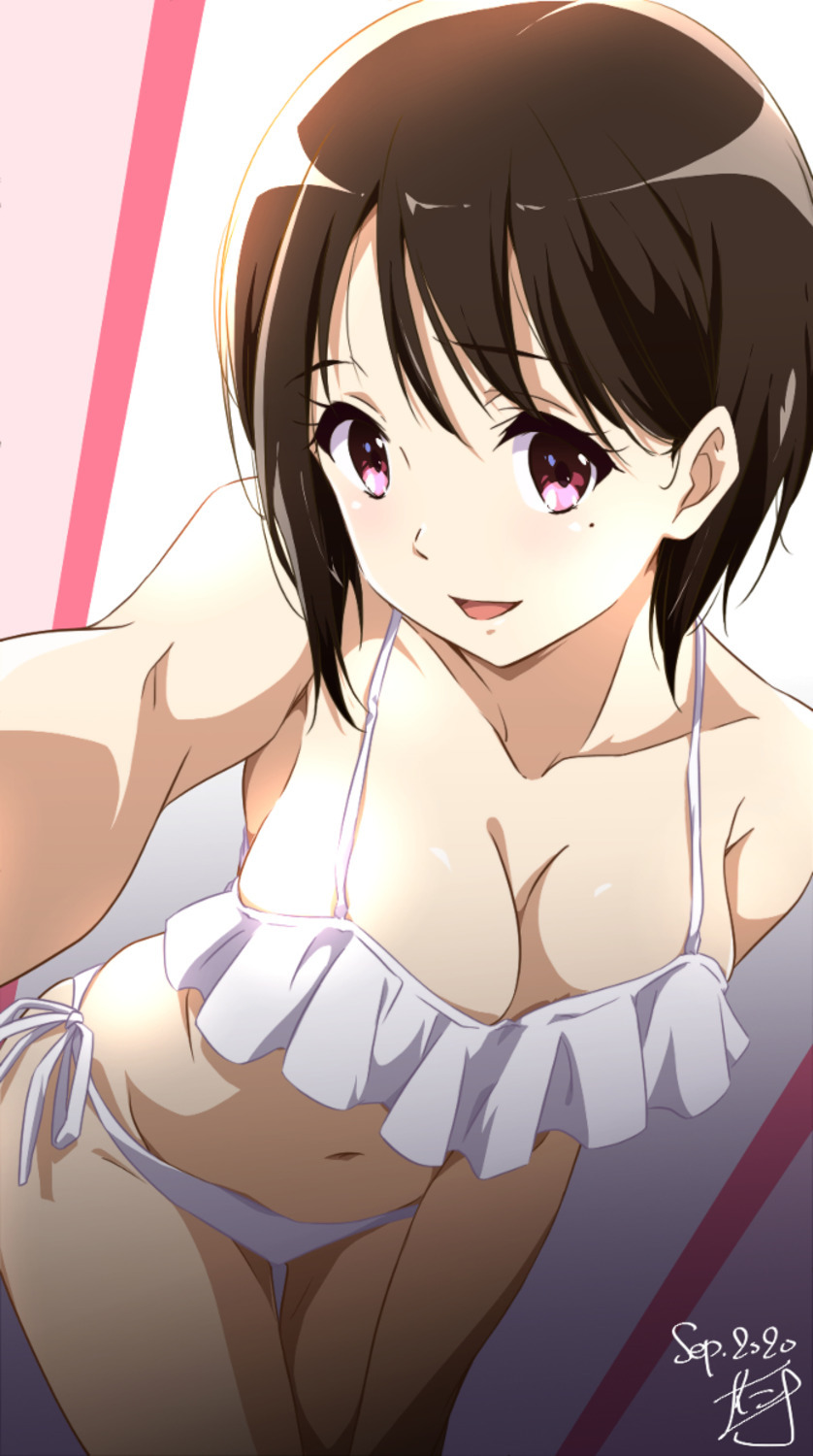 Kaori Nakaseko - NSFW, Anime, Art, Anime art, Erotic, Hibike! Euphonium, Nakaseko kaori, Breast, Swimsuit