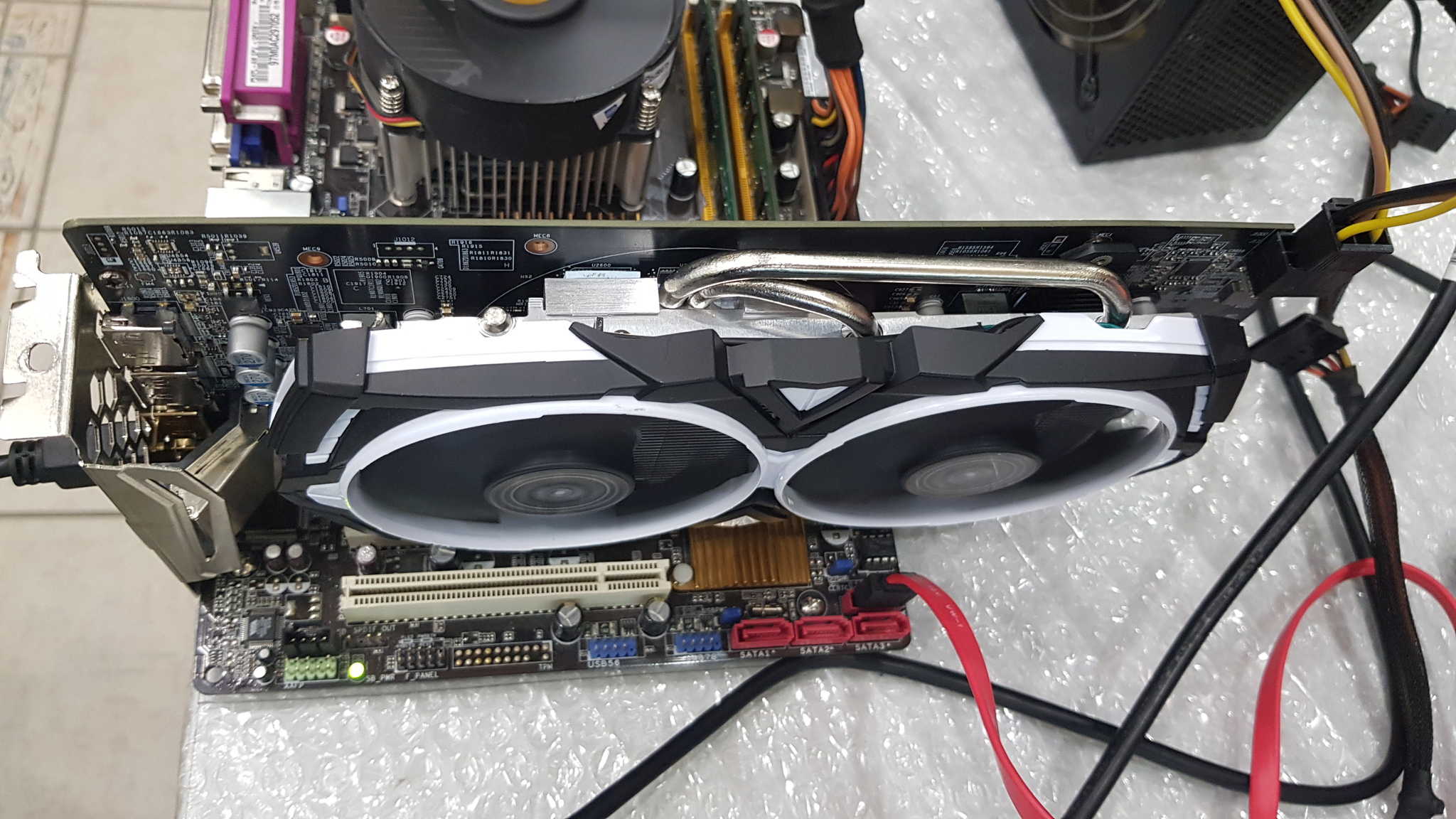 Restoring MSI RX580 recycled by DNS - My, Rx 580, Video card, Recovery, Longpost