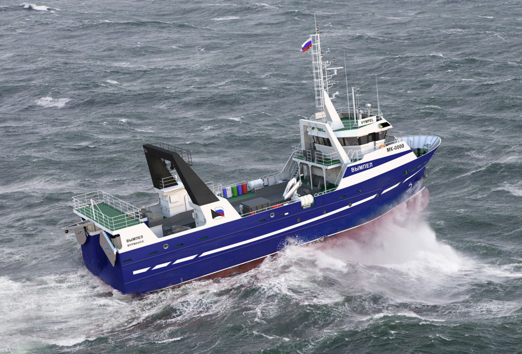 The acceptance certificate for the construction of the T30 V trawler was signed - Shipbuilding, Russia, Vessel, Sea, Trawler, Longpost, news