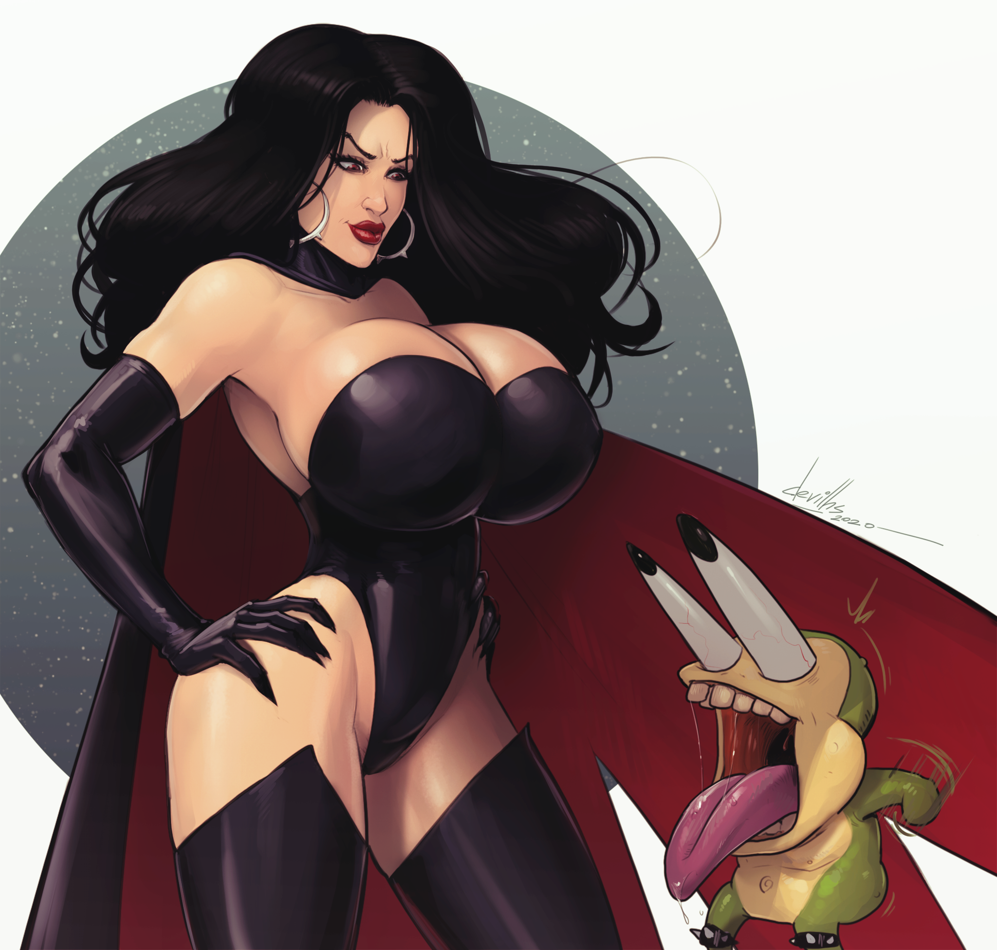 Dark Queen - NSFW, Devilhs, Art, Games, Battletoads, dark queen