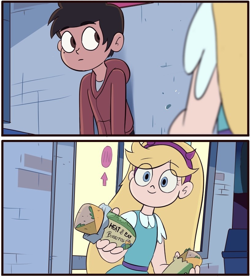 SPSZ.Comic (Dinner) - Star vs Forces of Evil, Cartoons, Comics, Star butterfly, Marco diaz, Longpost