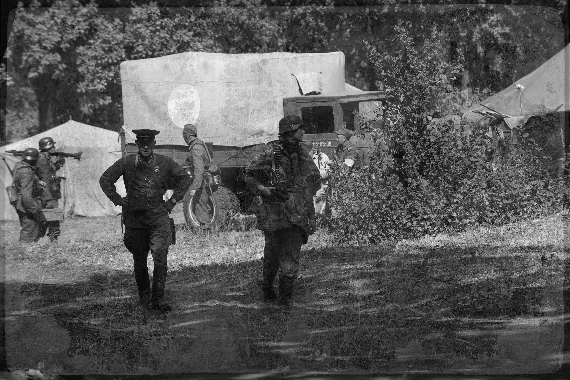 Photo report from the reconstruction of the battle for the banks of the Volga - The Path to Victory - My, The Great Patriotic War, Reconstruction, Reportage, They fought for their homeland, Longpost